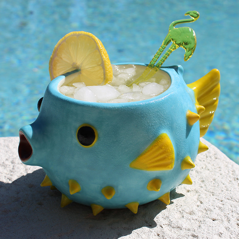 BarConic® Tiki Pufferfish - 14 ounce – Bar Supplies