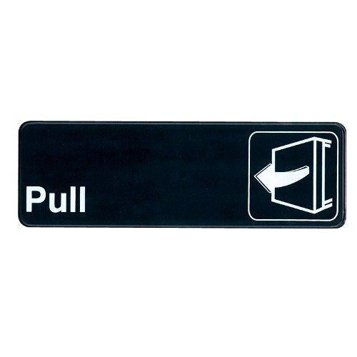  "Pull" Signs - 9" x 3"