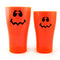 Wacky Jack O'Lantern Polycarbonate Cup - Neon Orange - 2 Sizes Available