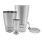 BarConic Stainless Steel Shaker 4 piece Set with Ring Design 