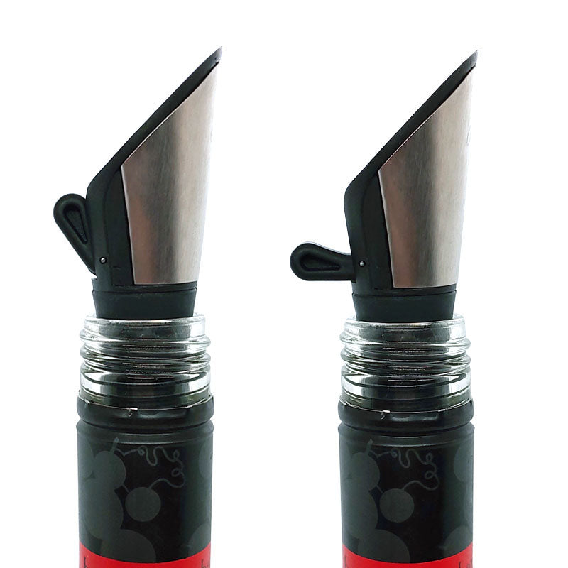 Stainless Steel Wine Pourer and Stopper  - Pack of 2
