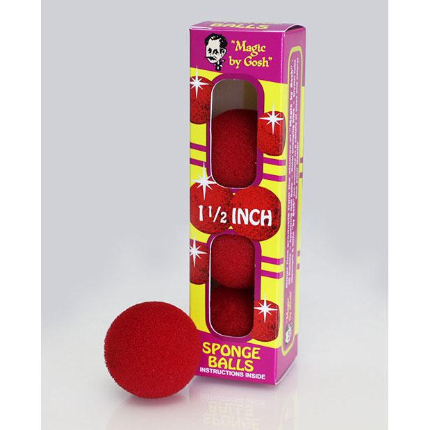 “Bar Magic” – Red Sponge Balls – Packs of 4 - 2" Diameter