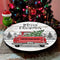 Red Vintage Truck Christmas Themed Lazy Susan