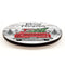 Red Vintage Truck Christmas Themed Lazy Susan