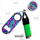 Kolorcoat™ Mini Opener, Reel and Lighter Leash® Clug SET - Tie Dye