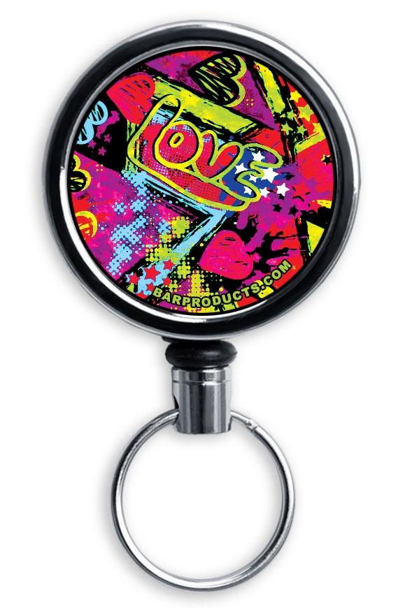 Mirrored Chrome Retractable Reel - Grungy Love