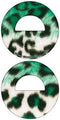 Round Opener - Green Leopard Pattern 