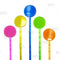 BarConic® Round Top Drink Stirrer (Assorted Color)