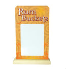 KolorCoat™ Wood Plaque Dry Erase Sign - Rum Bucket Specials