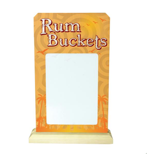 Rum Bucket Bar Sign- Front