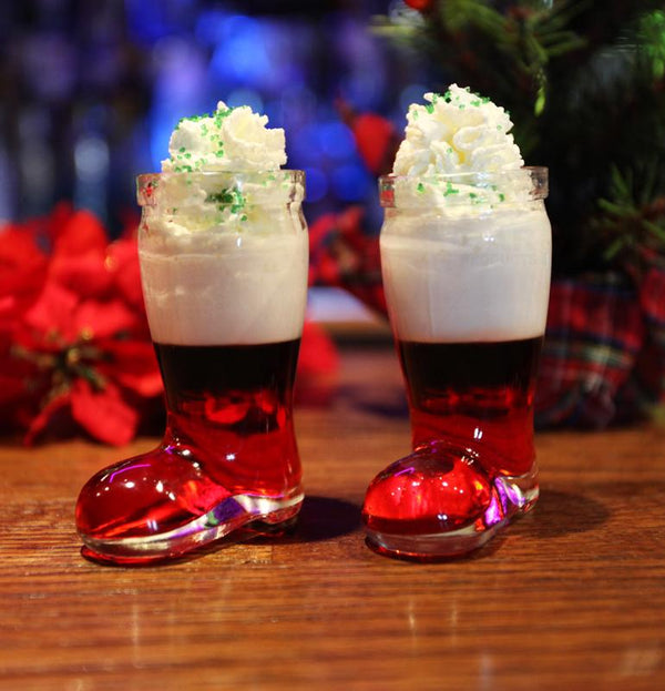 Mini Santa Boot Shots Holiday Set