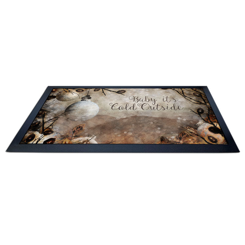 Baby it's Cold Outside Bar Service Mat - 17.25" X 10"
