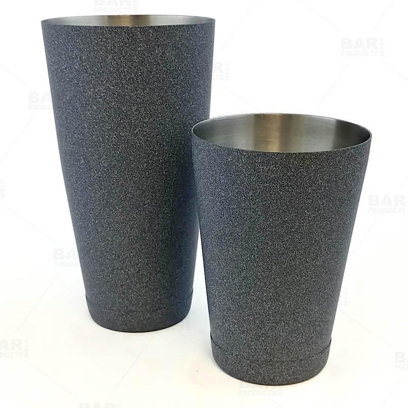 BarConic® Cocktail Shaker Set - 28oz / 18oz Weighted Tins - Weathered Iron