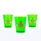 Shamrock Plastic Shot Glasses - Pack of 3