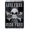 Live Free Kolorcoat™ Metal Bar Sign 12" x 18"