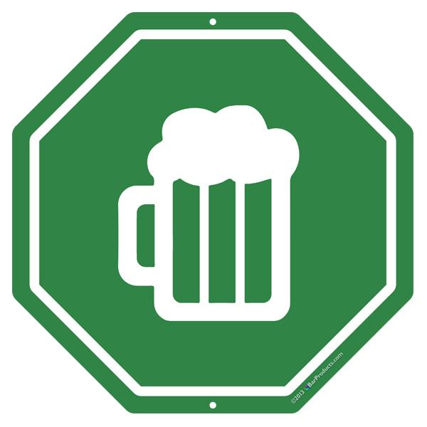 Go Beer! - Kolorcoat™ Metal Bar Sign