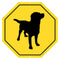 Dog Kolorcoat™ Metal Bar Sign