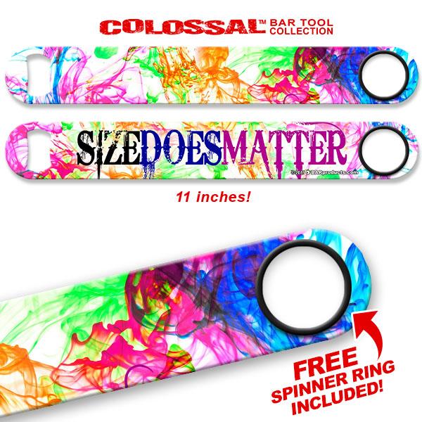 Kolorcoat™ 11" Long COLOSSAL™  Speed Bottle Opener – Size Does Matter