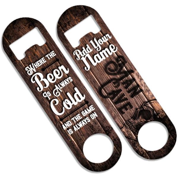 CUSTOMIZABLE Skinny Mini Bottle Opener - Man Cave