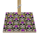 Small Tabletop Ring Toss Game - Sugar Skulls - Multiple Color Options Olive