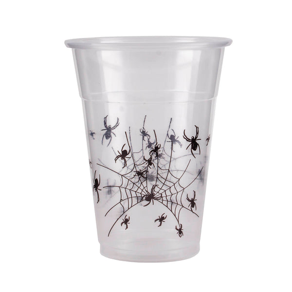 Soft Plastic Cups - 16 ounce - Spiders 20 Ct.
