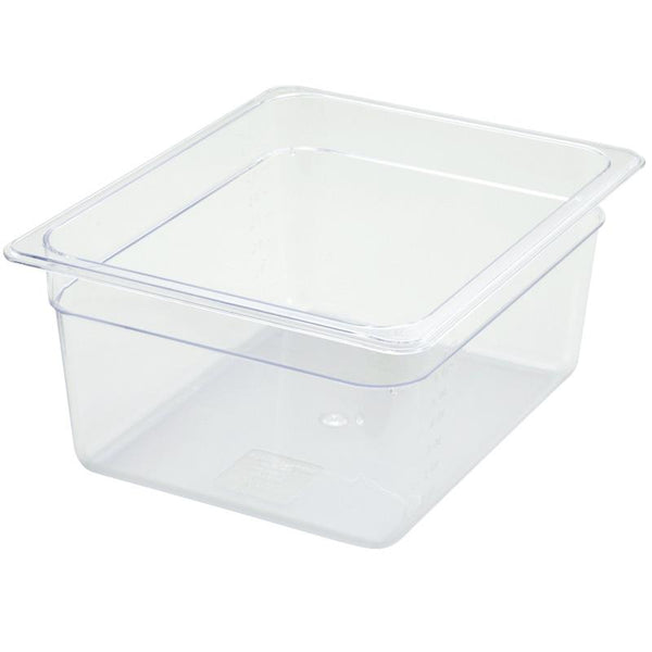 6 PACK) Clear Polycarbonate Food Storage Container Restaurant Storage  Plastic