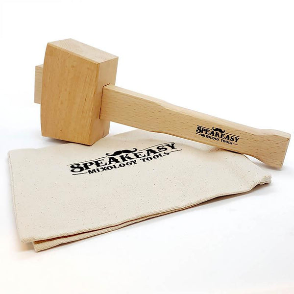 Speakeasy® Ice Mallet with Lewis Canvas Ice Crushing Bag