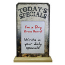 KolorCoat™ Wood Plaque Dry Erase Sign - Today's Specials