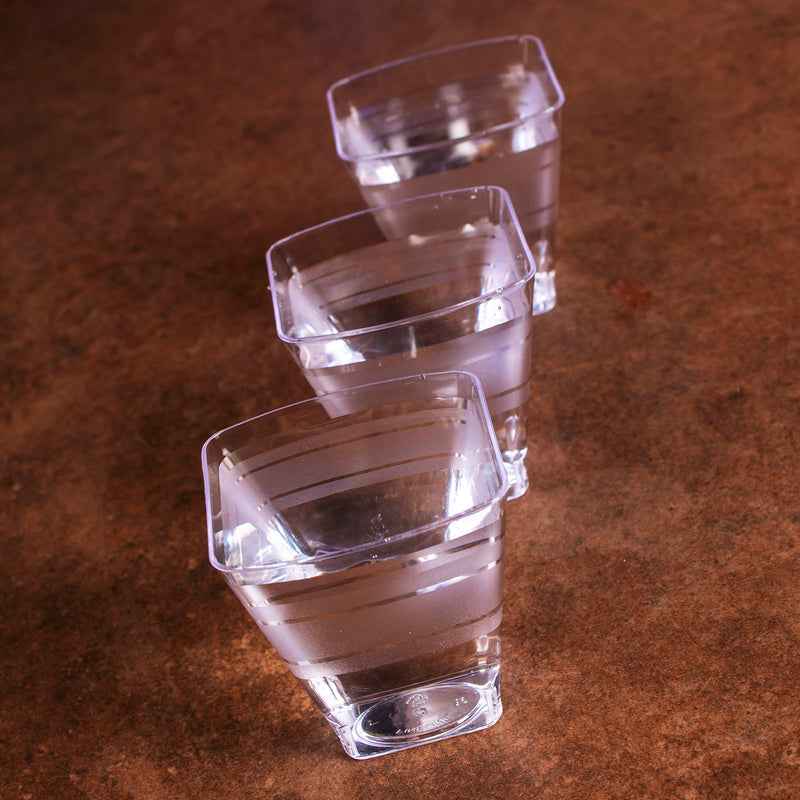 Square Shot Glass - 2 Ounce - 18 count