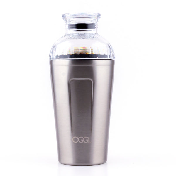 2 PACK Black and White Shaker Cup Insulated Stainless Steel Water
