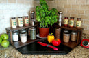 Counter Caddies™ - STAINED finish - CORNER Shelf - Culinary