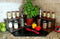 Counter Caddies™ - STAINED finish - CORNER Shelf - Culinary