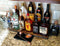 Counter Caddies™ - STAINED Finish - 24" STRAIGHT - Liquor/Wine Bottle Display