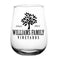 CUSTOMIZABLE - Stemless Wine Glass - 17 ounce - Family Tree