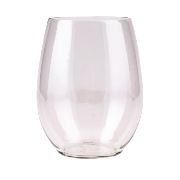 Clear Stemless Wine Goblet - 12 ounce - 6 count