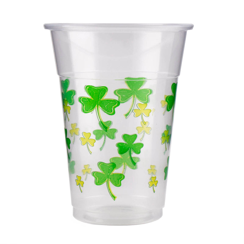 16 ounce Soft Plastic Cups - Saint Patrick's - 20 Ct.
