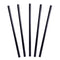 BarConic® Reusable Polypropylene Straws - 50 pack Black 250mm