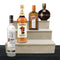 Wooden Liquor Shelves - 3 Tier - NATURAL