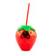 Strawberry Tumbler Cup w/ Straw - 21 ounce