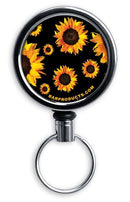 Retractable Reels for Bottle Openers – Sunflowers