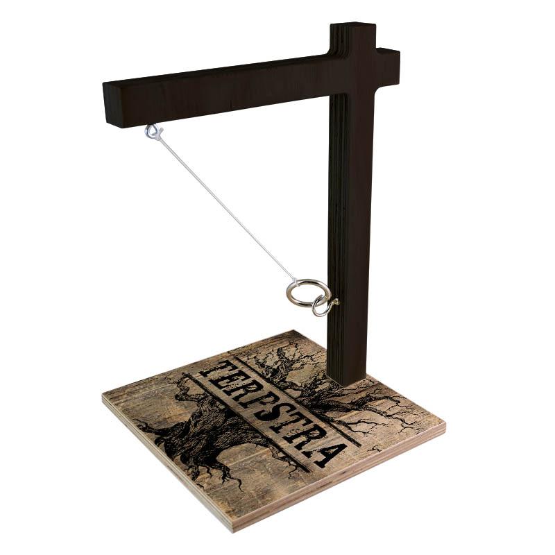 CUSTOMIZABLE Large Tabletop Ring Toss Game - Rustic Tree – Bar Supplies