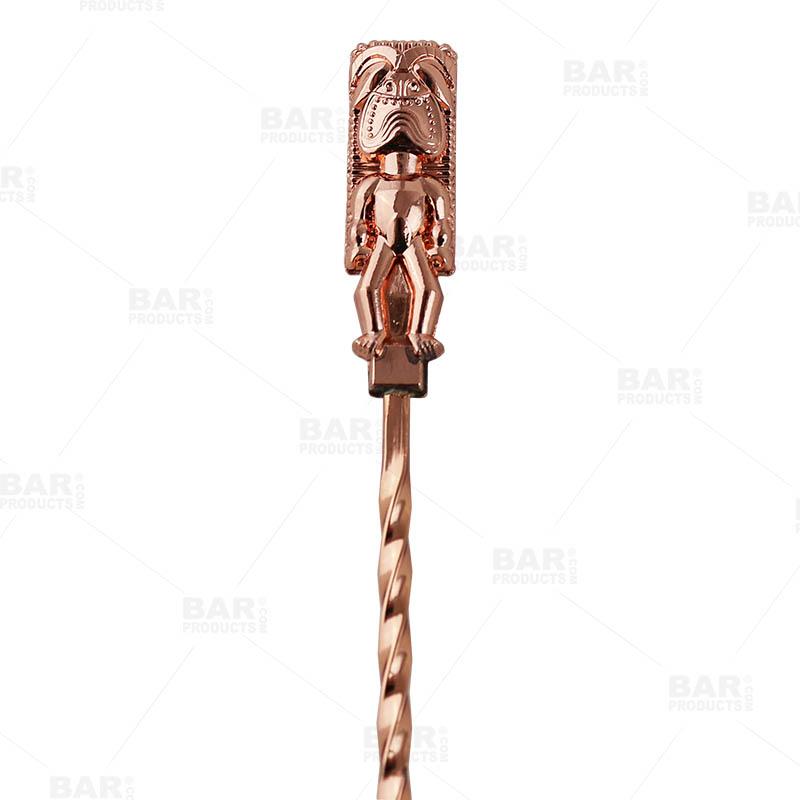 Olea™ Tiki Butt Ku Copper Plated Bar Spoon - 40cm 