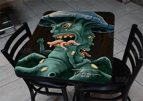 Two Face Mushroom 24" x 30" Wooden Table Top - Two Types Available