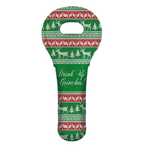 Ugly Christmas Sweater Series Wine Totes Several Design Options