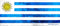 Kolorcoat™ Flair Bottle - Uruguay Flag Design - 750ml