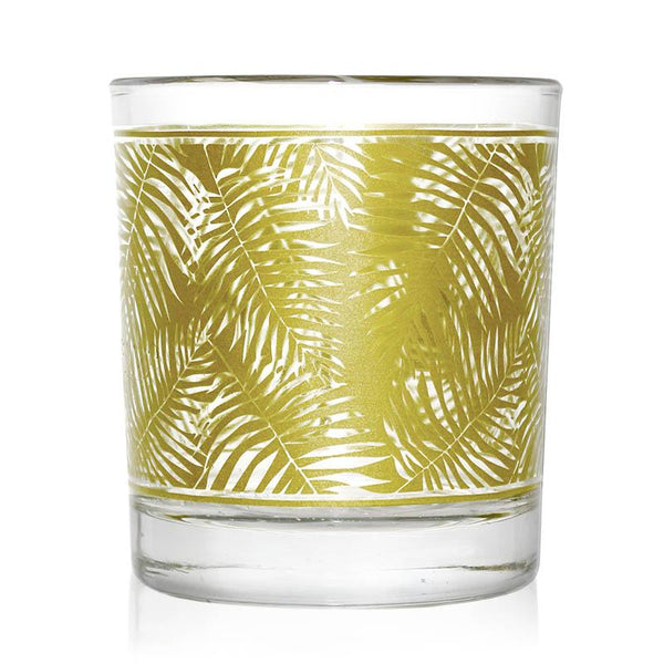 BarConic® Vintage Glassware - Gold Leaf Old Fashioned Glass - 10oz