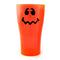 Neon Orange Polycarbonate Cup - Wacky Jack O'Lantern - 2 Sizes Available