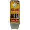 CUSTOMIZABLE Wall Mounted Wood Plaque Bottle Opener & Cap Catcher - Vintage Ice Cold Beer