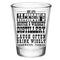 CUSTOMIZABLE Clear Shot Glass - Scotch & Whiskey - 1.75oz