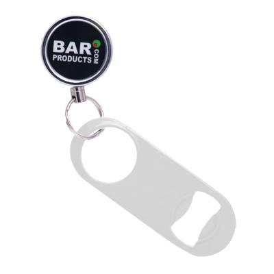 Mini Speed Bar Mini White Speed Opener with Retractable Reel – Bar Supplies